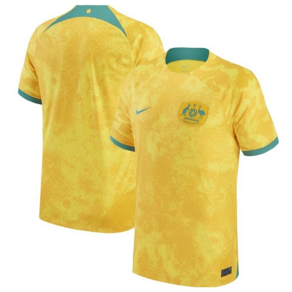 Australia Soccer Shirt Customized - Yellow